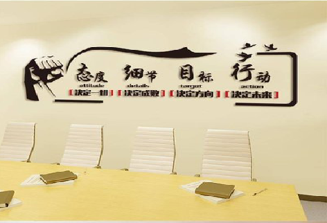 吴起企业文化墙主要展示什么？