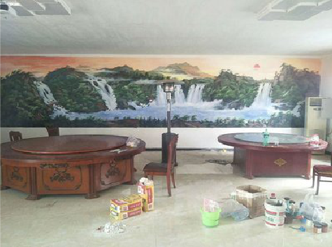 吴起墙绘-写实风景