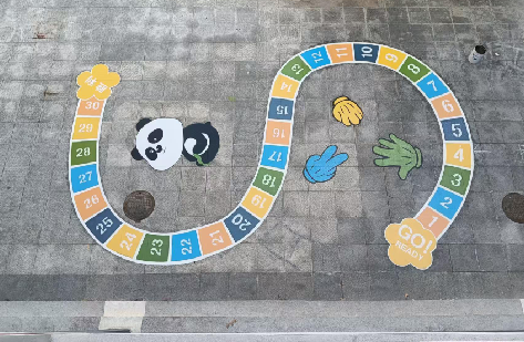 吴起地面游戏彩绘