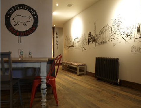 吴起教你判断手绘墙质量的好坏。